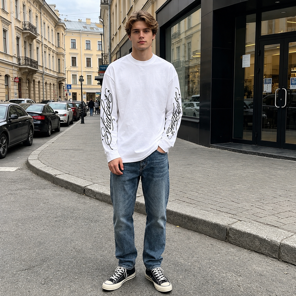 Men's Y2K Harajuku Long Sleeve
