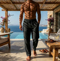 Men's Linen Cotton Lightweight Trousers