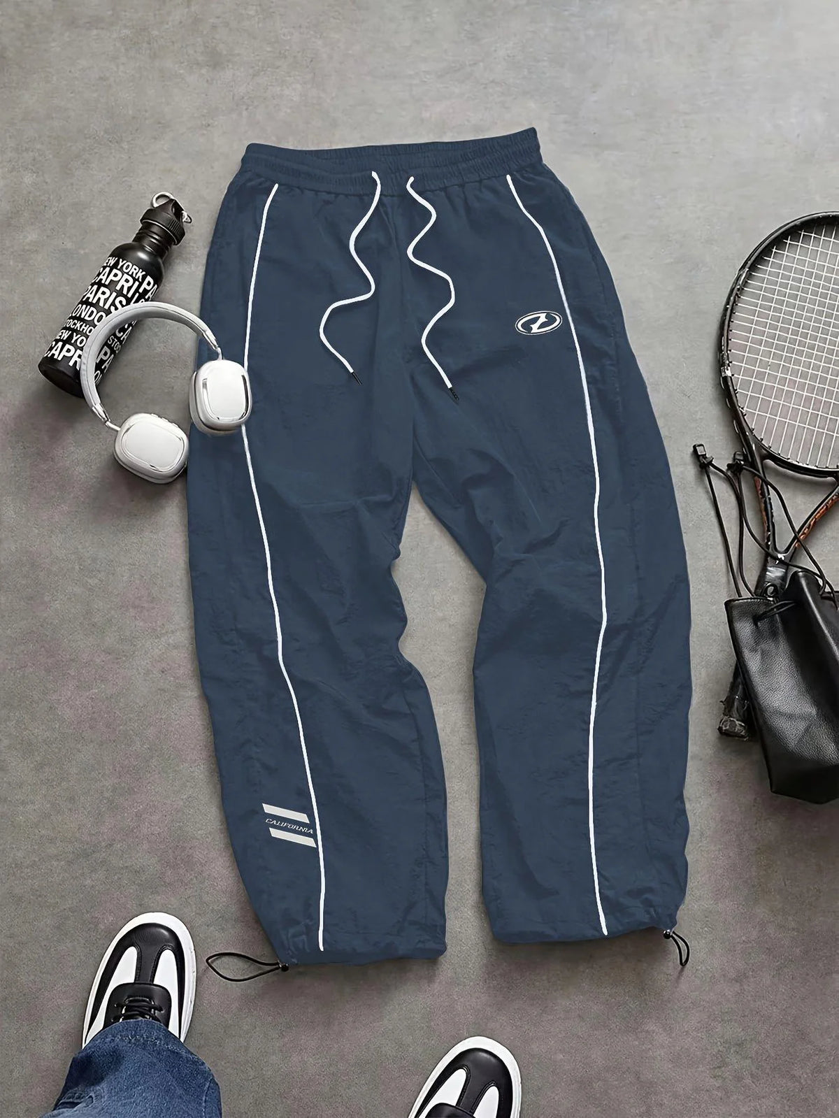 Men's Striped Quick-Dry Joggers