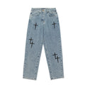 Men's Y2K Wide Leg Cargo Jeans