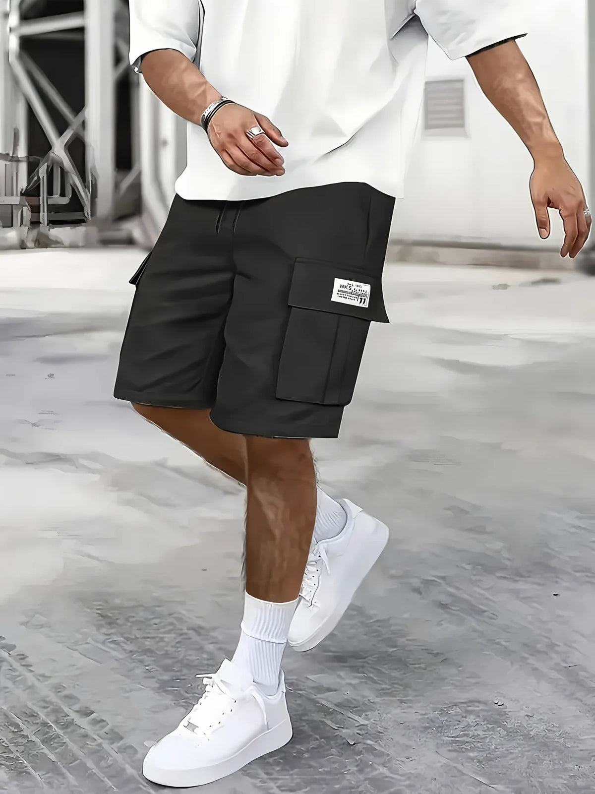 Men's Multi-Pocket Cargo Shorts