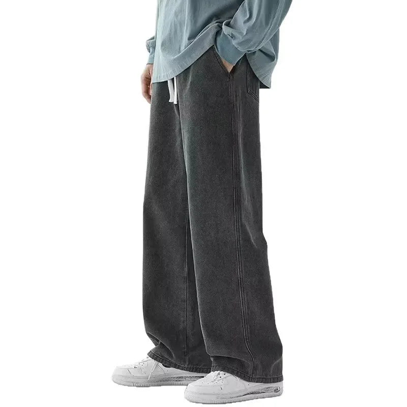 Men's Loose Fit Wide Leg Jeans