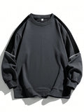 Men's Colour Block Pullover Sweatshirt