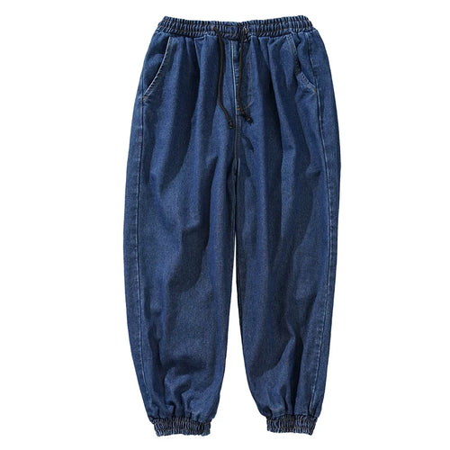 Men's Baggy Harem Denim Joggers