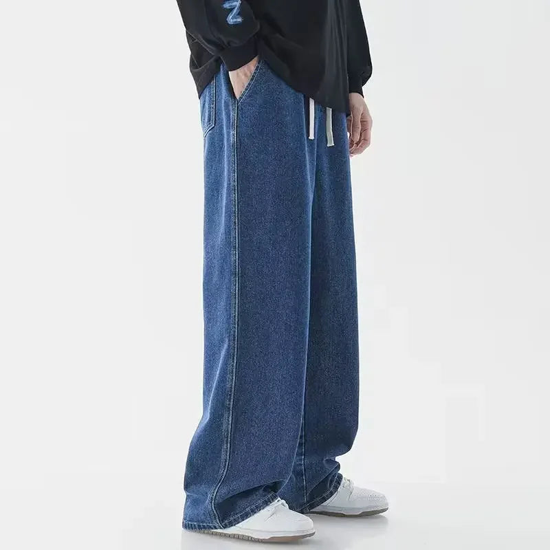 Men's Loose Fit Wide Leg Jeans