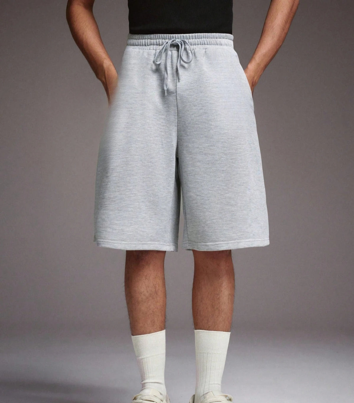 Men's Solid Drawstring Shorts