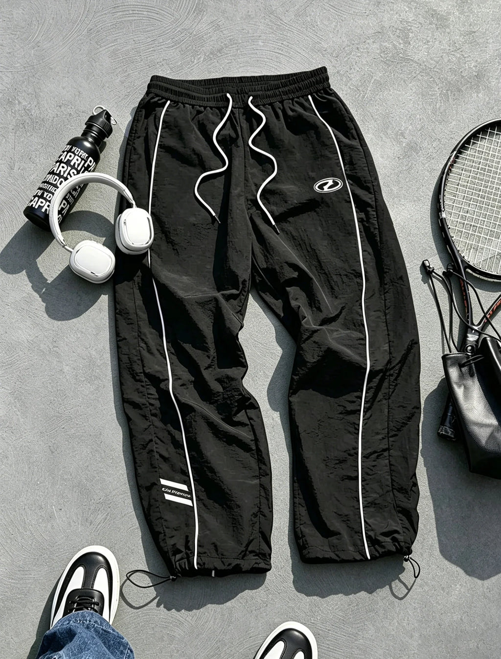 Men's Striped Quick-Dry Joggers