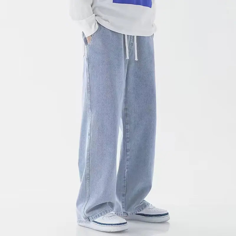 Men's Loose Fit Wide Leg Jeans