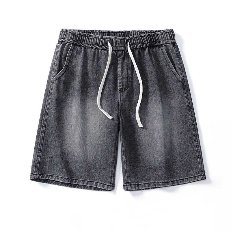 Men's Smoke Grey Denim Shorts