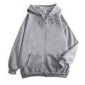 Men's High Street Zip-Up Loose Hoodie