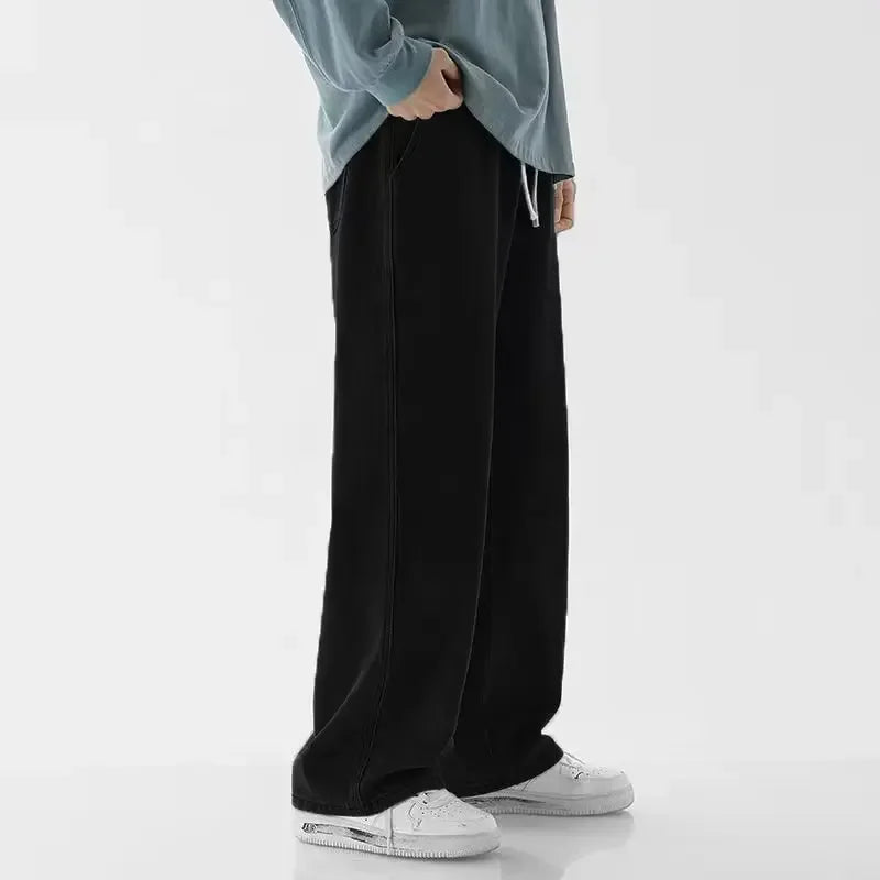 Men's Loose Fit Wide Leg Jeans