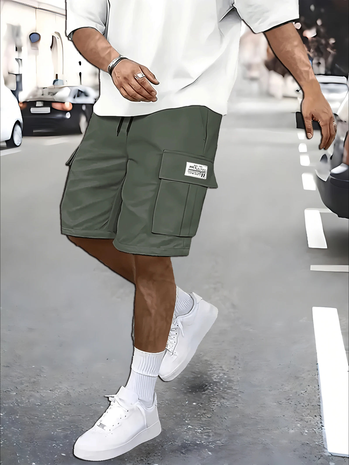 Men's Multi-Pocket Cargo Shorts