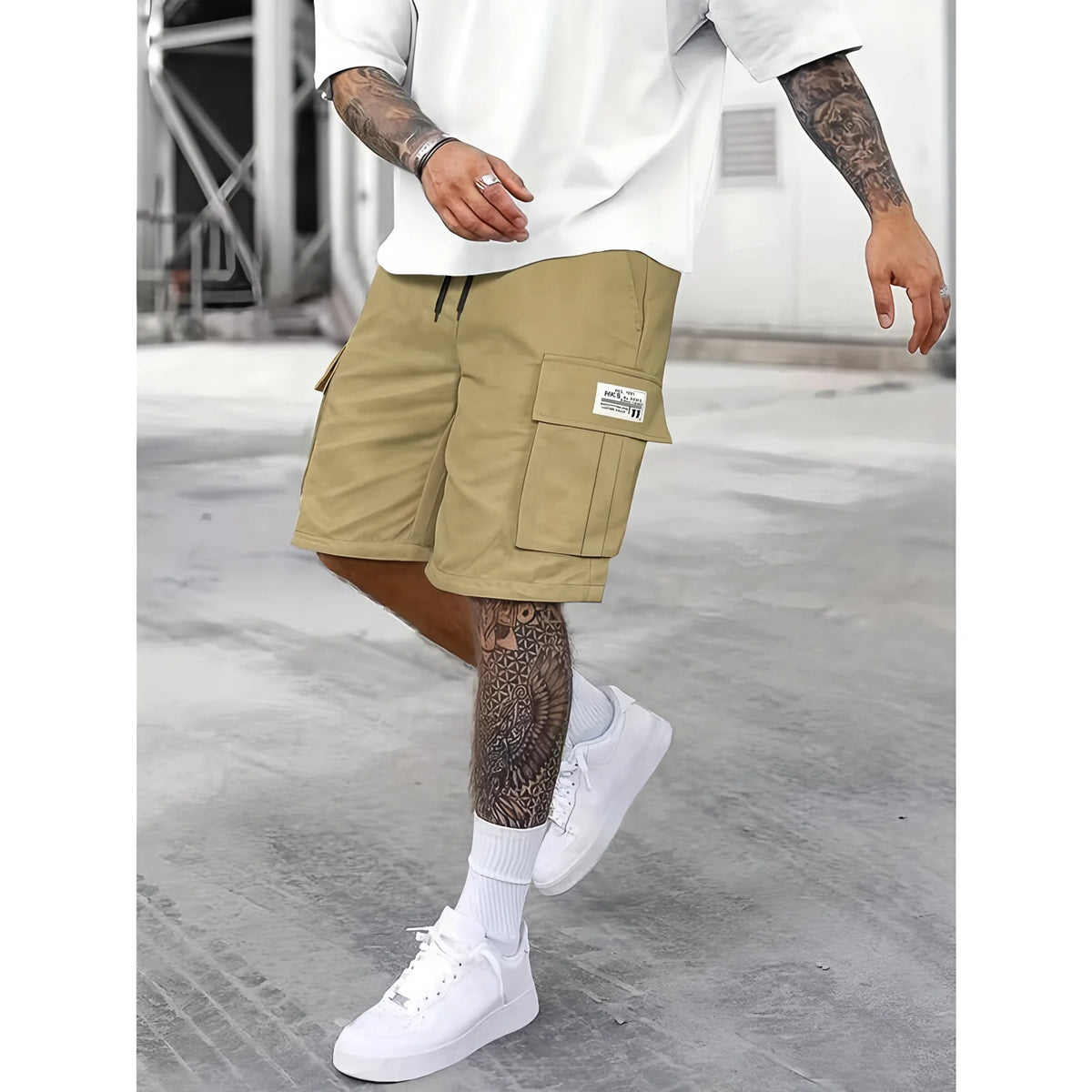 Men's Multi-Pocket Cargo Shorts