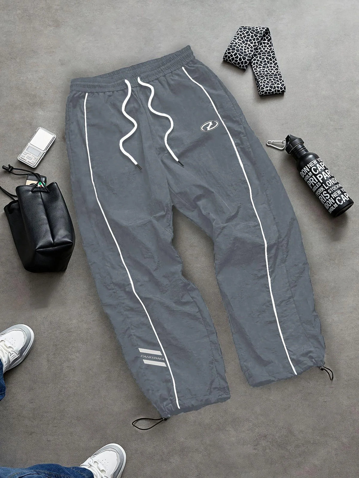 Men's Striped Quick-Dry Joggers