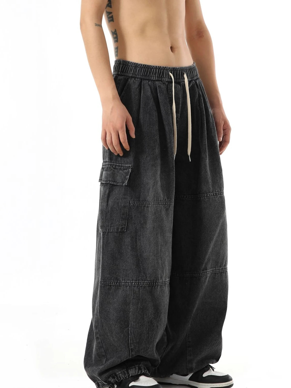 Men's Baggy Cargo Jeans