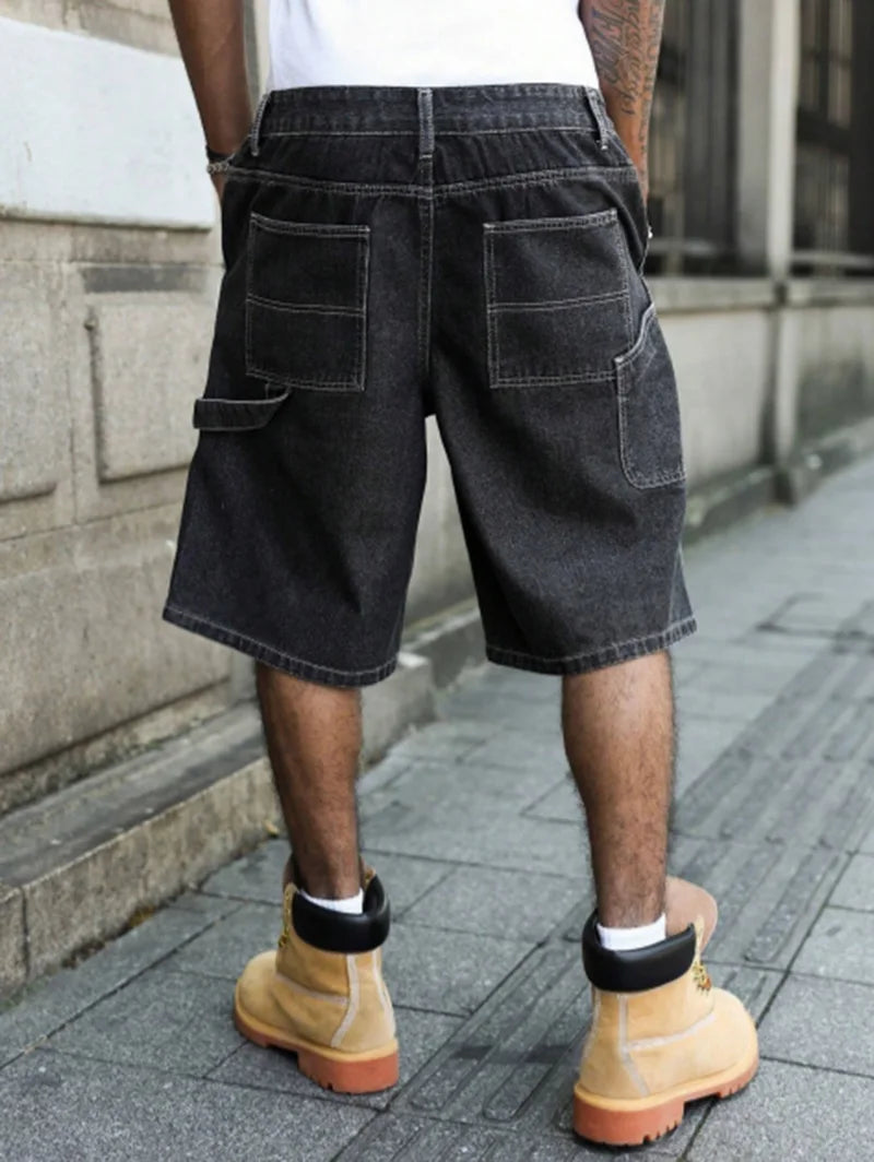 Men's Loose Fit Denim Shorts