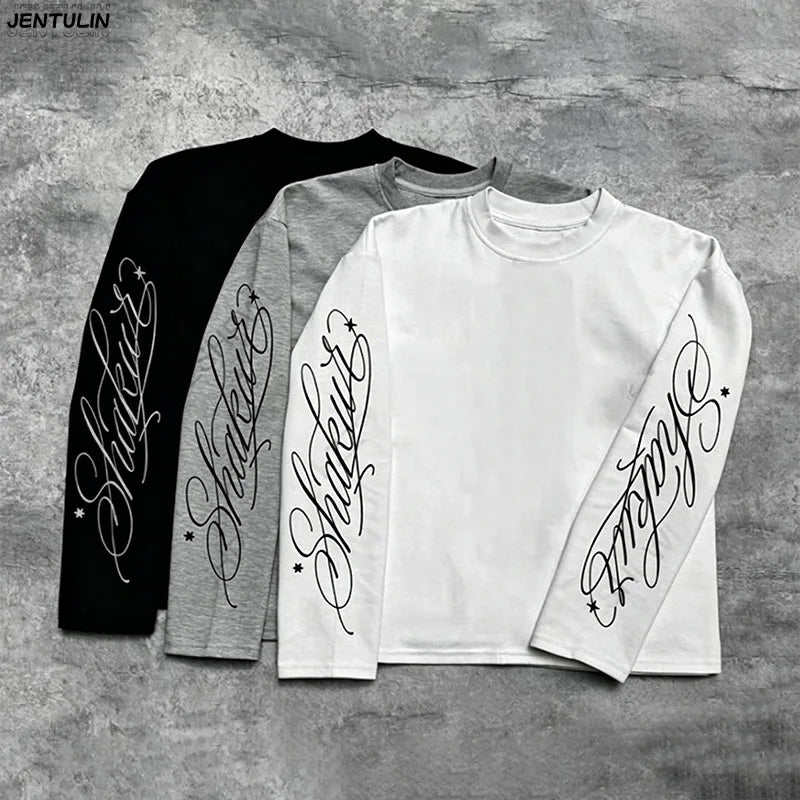 Men's Y2K Harajuku Long Sleeve