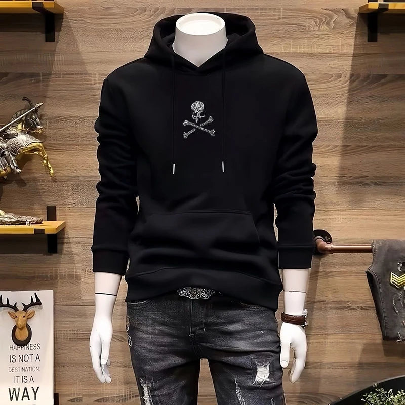 Men's Skeleton Graphic Fleece Hoodie