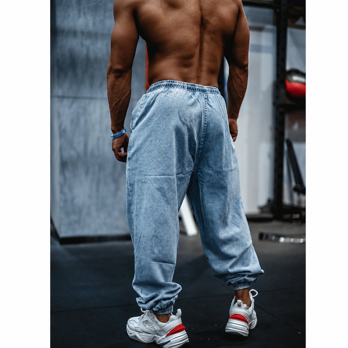 Men's Baggy Harem Denim Joggers